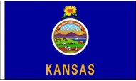 Kansas Table Flags